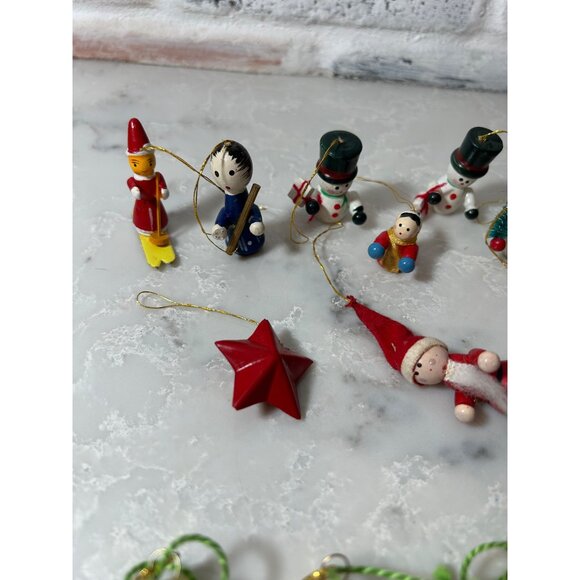 Mini Vintage Christmas Ornament Mixed Lot KSA Kurt Adler & Dept 56 Some Rare! - Picture 6 of 14